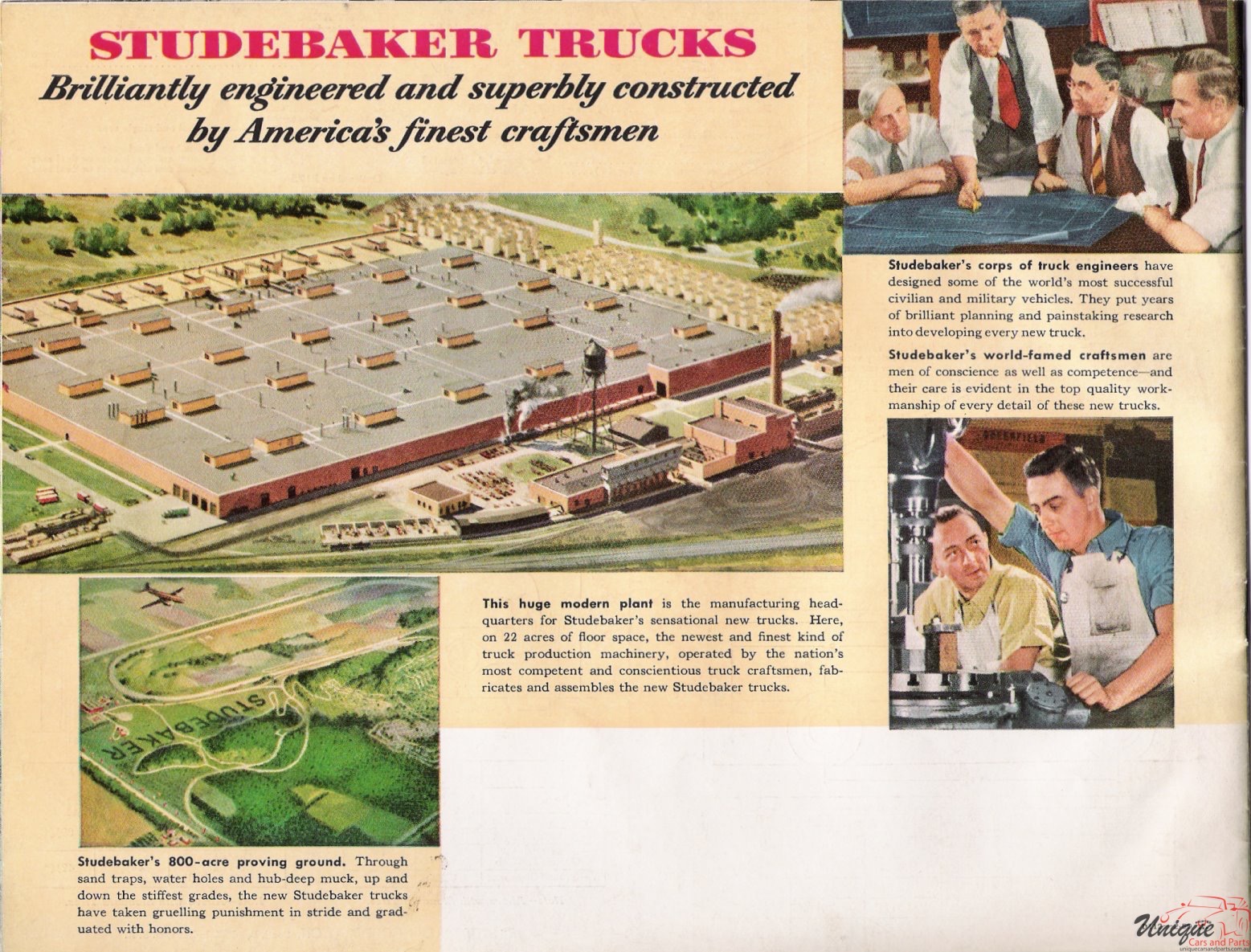 1950 Studebaker Trucks Brochure Page 1